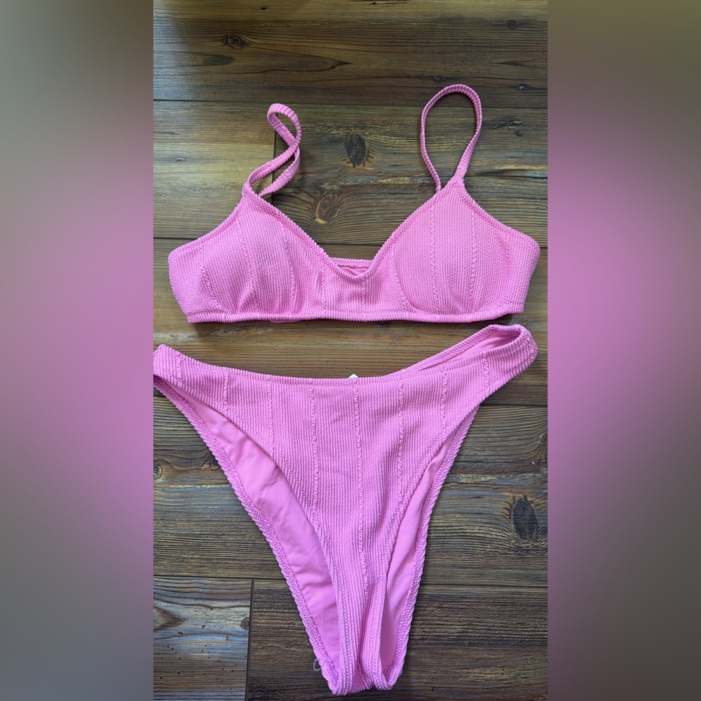 Aerie Pink Bikini Set